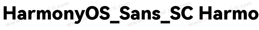 HarmonyOS_Sans_SC HarmonyOS_Sans_SC字体转换